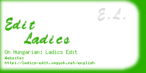 edit ladics business card